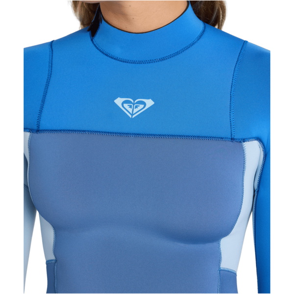 2026 Roxy Womens Prologue+ 4/3mm Back Zip Wetsuit 26BW213516 - Dutch Blue